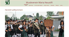 Desktop Screenshot of mv-marianeustift.at